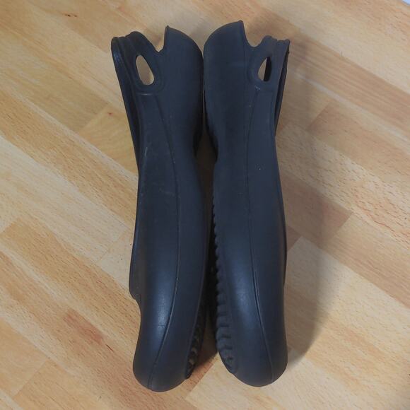 Crocs Black Thea Flats Slingbacks 11701 Croslite Comfort Casual Work - Size 10 - Picture 6 of 15